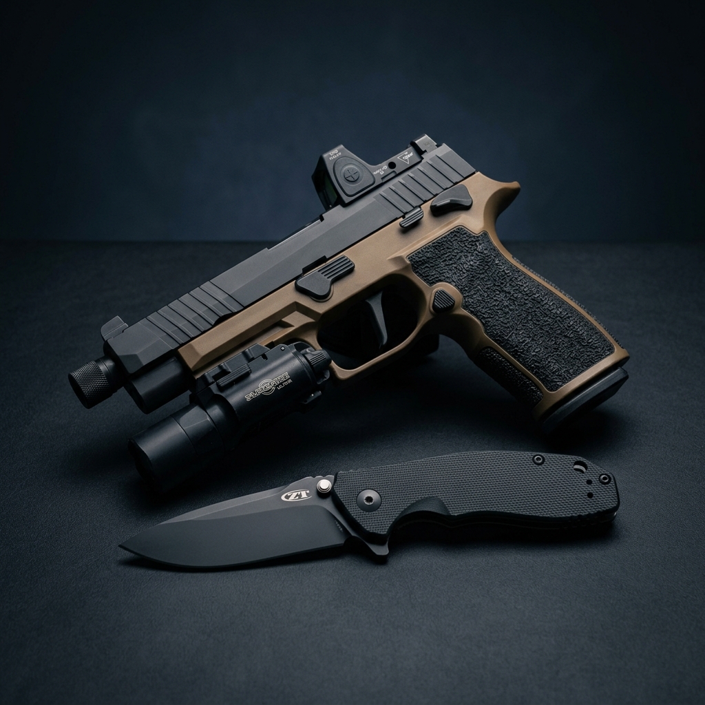 Premium tactical firearms and knives